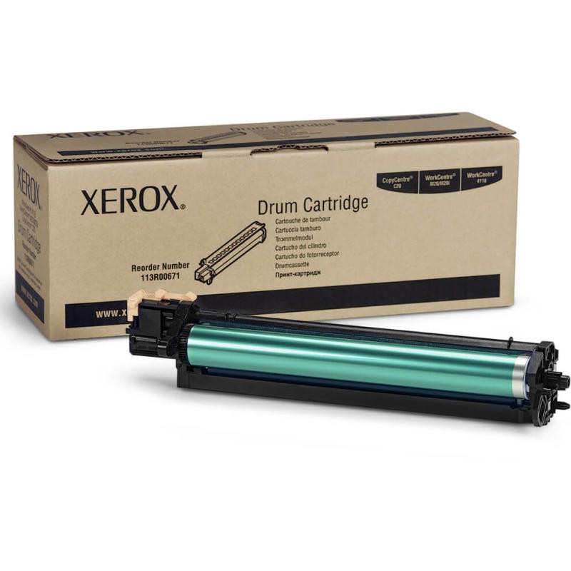 Drum Unit Original Xerox Black, 113R00671, pentru M20|4118, 20K, (timbru verde 0.8 lei), "113R00671"