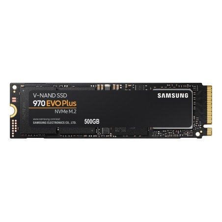 SSD SAMSUNG, Gen3 x 4, 970 EVO plus, 500 GB, M.2, PCIe Gen3.0 x4, V-Nand 3bit MLC, R/W: 3500/3200 MB/s, "MZ-V7S500BW"