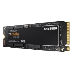SSD SAMSUNG, Gen3 x 4, 970 EVO plus, 500 GB, M.2, PCIe Gen3.0 x4, V-Nand 3bit MLC, R/W: 3500/3200 MB/s, "MZ-V7S500BW"