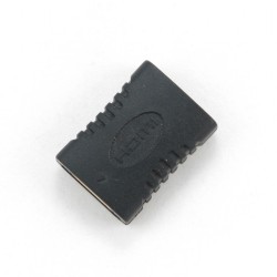 ADAPTOR video GEMBIRD, HDMI (M) la HDMI (M), conectori auriti, black, "A-HDMI-FF" (timbru verde 0.08 lei)
