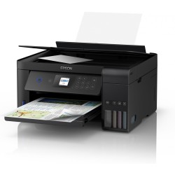 Multifunctional Inkjet CISS Color Epson L4160, A4, Functii:Impr|Scan|Cop,Viteza Print Mono:33 ppm,Viteza Print color:15 ppm,Cone