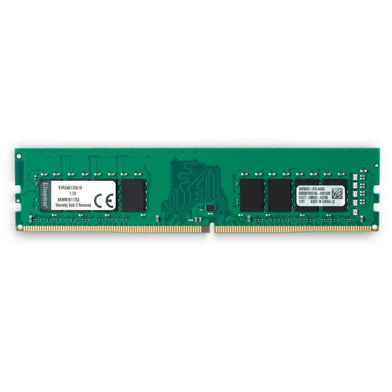 Memorie DDR Kingston DDR4 16 GB, frecventa 2400 MHz, 1 modul, "KVR24N17D8/16"