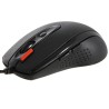 MOUSE A4tech, gaming, cu fir, USB, optic, 2000 dpi, butoane/scroll 6/1, buton selectare viteza, negru, "X-710BK" (timbru verde 0