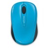 MOUSE MICROSOFT, "Mobile 3500", PC sau NB, wireless, 2.4GHz, optic, 1000 dpi, butoane/scroll 3/1, , albastru, "GMF-00271" (timbr