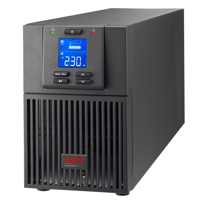 UPS APC, "Smart-UPS RV", Online cu sinusoida pura, mini tower, 1000VA/800W, AVR, IEC x 3, display LCD,"SRV1KI" (timbru verde 11 