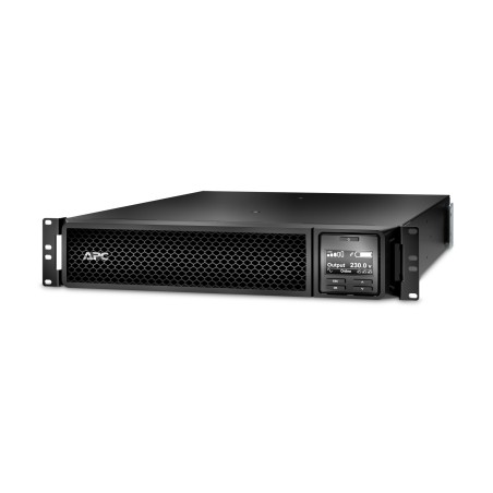 UPS APC, "Smart-UPS SRT", Online cu sinusoida pura, rack, 2200VA / 1980W, AVR, IEC x 10, 1 x baterie APCRBC141, display LCD, bac