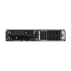 UPS APC, "Smart-UPS SRT", Online cu sinusoida pura, rack, 2200VA / 1980W, AVR, IEC x 10, 1 x baterie APCRBC141, display LCD, bac