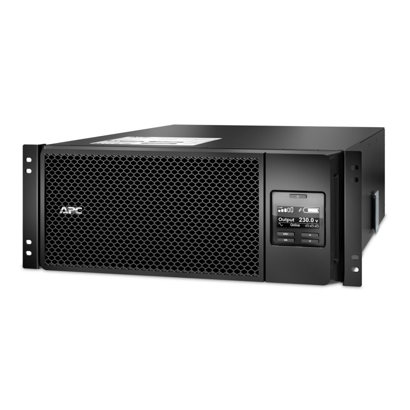 UPS APC,"Smart-UPS SRT",Online cu sinusoida pura,rack,6000VA / 6000W,AVR,IECx10,1xAPCRBC140,LCD,1-10 min.,"SRT6KRMXLI",prelungir