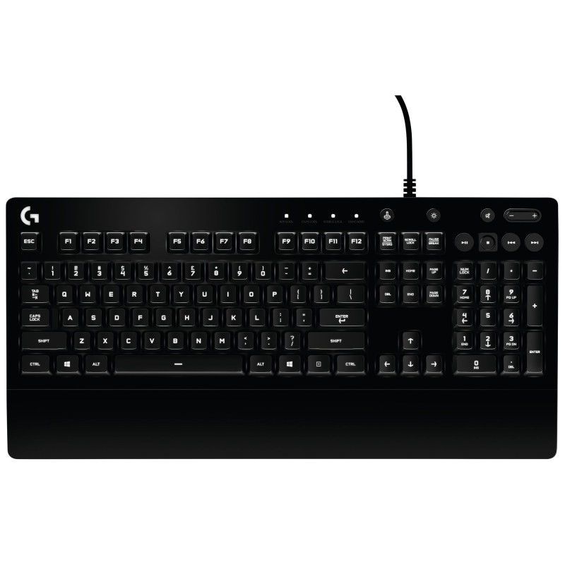 TASTATURA LOGITECH Gaming USB, iluminata, black "G213 Prodigy" "920-008093"  (timbru verde 0.8 lei)