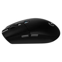MOUSE LOGITECH, "G305", gaming, wireless, 2.4GHz, optic, 12000 dpi, butoane/scroll 6/1, butoane programabile, negru, "910-005282