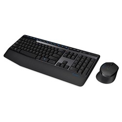 KIT wireless LOGITECH, tastatura wireless + mouse wireless, black, "MK345" "920-006489" (timbru verde 0.8 lei)