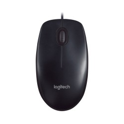 MOUSE LOGITECH, "M90", PC sau NB, cu fir, USB, optic, 1000 dpi, butoane/scroll 3/1, , gri, "910-001793" (include TV 0.18lei)
