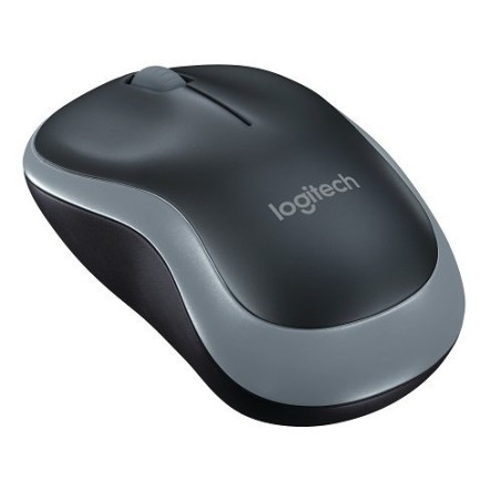 MOUSE LOGITECH, "M185", PC sau NB, wireless, 2.4GHz, optic, 1000 dpi, butoane/scroll 3/1, , gri, "910-002235" (timbru verde 0.18