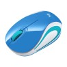 MOUSE LOGITECH, "M187", PC sau NB, wireless, 2.4GHz, optic, 1000 dpi, butoane/scroll 3/1, , albastru, "910-002733" (timbru verde