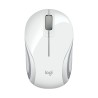 MOUSE LOGITECH, "M187", PC sau NB, wireless, 2.4GHz, optic, 1000 dpi, butoane/scroll 3/1, , alb, "910-002735" (timbru verde 0.18