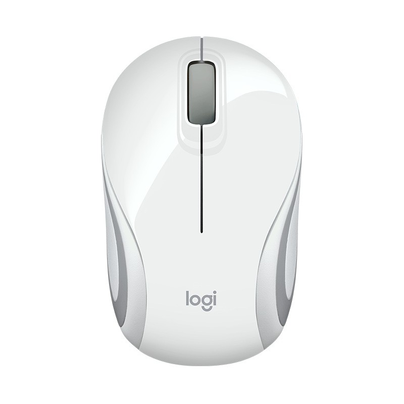 MOUSE LOGITECH, "M187", PC sau NB, wireless, 2.4GHz, optic, 1000 dpi, butoane/scroll 3/1, , alb, "910-002735" (timbru verde 0.18