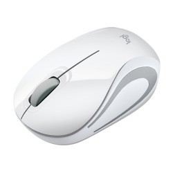 MOUSE LOGITECH, "M187", PC sau NB, wireless, 2.4GHz, optic, 1000 dpi, butoane/scroll 3/1, , alb, "910-002735" (timbru verde 0.18