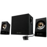 BOXE LOGITECH 2.1, RMS:  60W (2 x 15W, 30W), telecomanda cu fir, negre, "Z533" "980-001054" (timbru verde 4.00 lei)