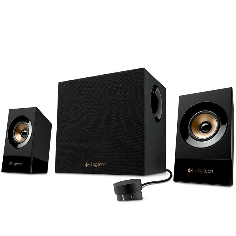 BOXE LOGITECH 2.1, RMS:  60W (2 x 15W, 30W), telecomanda cu fir, negre, "Z533" "980-001054" (timbru verde 4.00 lei)