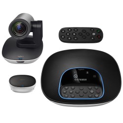 KIT CONFERINTA LOGITECH, Camera Web HD 1080p + Difuzor cu multiple functii, "GROUP Video ConferenceCam" "960-001057" (timbru ver