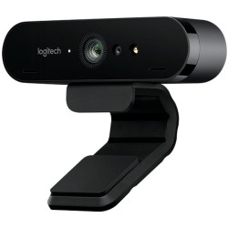 CAMERA  web LOGITECH BRIO 4k, 4K UHD rez 3840 x 2160, USB 3.0, microfon, negru, "960-001106" (timbru verde 0.18 lei)
