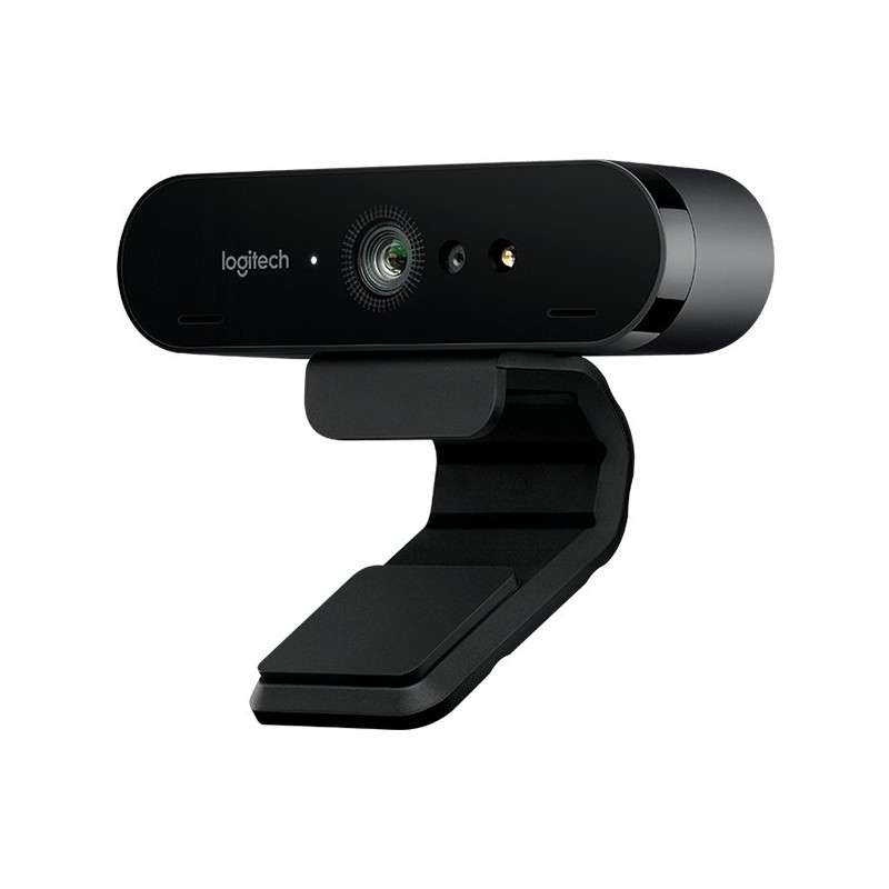 CAMERA  web LOGITECH BRIO 4k, 4K UHD rez 3840 x 2160, USB 3.0, microfon, negru, "960-001106" (timbru verde 0.18 lei)