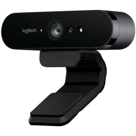 CAMERA  web LOGITECH BRIO 4k, 4K UHD rez 3840 x 2160, USB 3.0, microfon, negru, "960-001106" (timbru verde 0.18 lei)