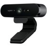 CAMERA  web LOGITECH BRIO 4k, 4K UHD rez 3840 x 2160, USB 3.0, microfon, negru, "960-001106" (timbru verde 0.18 lei)