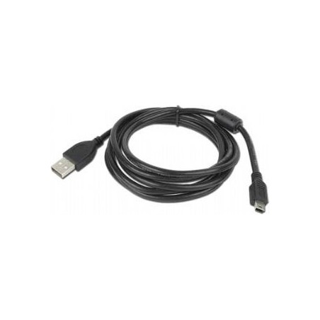 CABLU alimentare si date GEMBIRD, pt. smartphone, USB 2.0 (T) la Mini-USB 2.0 (T), 1.8m, premium, conectori auriti, negru, "CCF-