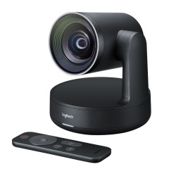 CAMERA  web LOGITECH Rally Camera, 4K UHD rez 3840 x 2160, USB 3.0, negru, "960-001227" (timbru verde 0.18 lei)