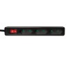 PRELUNGITOR LOGILINK, Euro skt x 3, conectare prin Schuko (T), cablu 1.5 m, 7.5 A, protectie contact accidental, negru, "LPS230B