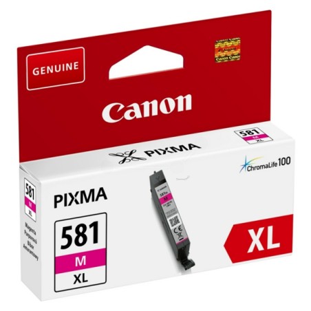 Cartus Cerneala Original Canon Magenta, CLI-581XLM, pentru Pixma TR7550|TR8550|TS6150|TS6250|TS705|TS8150|TS8250|TS9150|TS9155|T