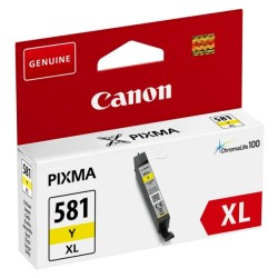 Cartus Cerneala Original Canon Yellow, CLI-581XLY, pentru Pixma TR7550|TR8550|TS6150|TS6250|TS705|TS8150|TS8250|TS9150|TS9155|TS