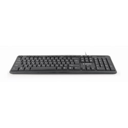 TASTATURA GEMBIRD USB, 104 taste, caractere rusesti, black, "KB-U-103-RU"  (timbru verde 0.8 lei)