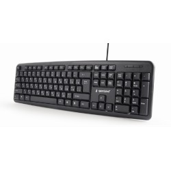 TASTATURA GEMBIRD USB, 104 taste, caractere rusesti, black, "KB-U-103-RU"  (timbru verde 0.8 lei)