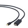 CABLU video GEMBIRD, adaptor Mini-DisplayPort (T) la HDMI (T), 1.8m, rezolutie maxima 4K UHD (3840 x 2160) la 30 Hz, negru, "CC-