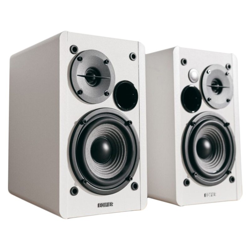 BOXE EDIFIER 2.0, RMS:  42W (2 x 21W), telecomanda wireless, volum, bass, treble, white, "R1280Tw" (timbru verde 11.00 lei)