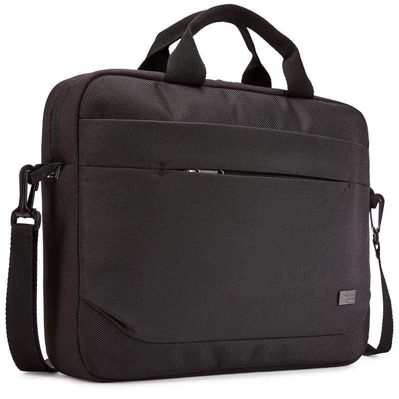 GEANTA CASE LOGIC, pt. notebook de max. 14 inch, 1 compartiment, buzunar frontal x 2, waterproof, poliester, negru, "ADVA-114 BL