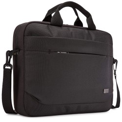GEANTA CASE LOGIC, pt. notebook de max. 14 inch, 1 compartiment, buzunar frontal x 2, waterproof, poliester, negru, "ADVA-114 BL