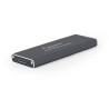RACK extern GEMBIRD, pt. SSD, M.2, M.2 S-ATA NGFF, interfata PC USB 3.0, aluminiu, argintiu, "EE2280-U3C-01" (timbru verde 0.8 l