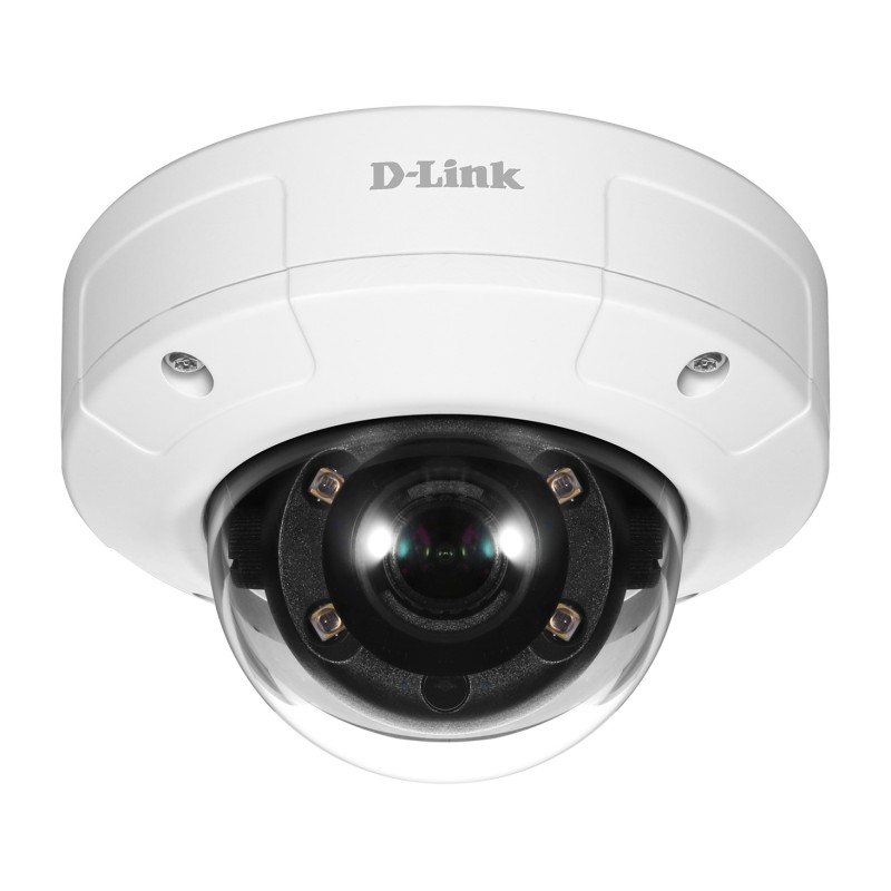CAMERA IP D-Link, dome, pt. interior | exterior, dist. IR 20 m, tip lentila fixa 2.8 mm, 5 Mpx, cu fir, microfon nu, PoE da, car