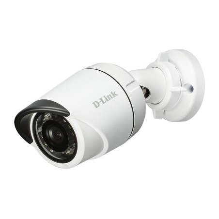 CAMERA IP D-Link, bullet, pt. interior | exterior, dist. IR 30 m, tip lentila fixa 2.8 mm, 5 Mpx, cu fir, microfon nu, PoE da, c