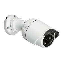 CAMERA IP D-Link, bullet, pt. interior | exterior, dist. IR 30 m, tip lentila fixa 2.8 mm, 5 Mpx, cu fir, microfon nu, PoE da, c