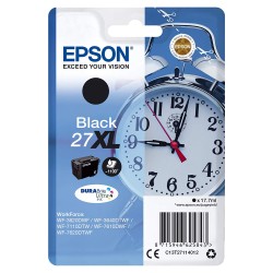 Cartus Cerneala Original Epson Black, nr.27XL, pentru WorkForce WF-7110|WF-7610, 1.1K, (timbru verde 0.15 lei), "C13T27114012"(R