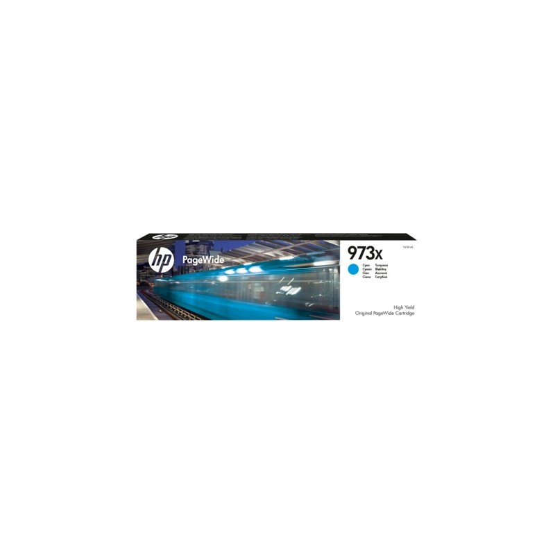 Cartus Cerneala Original HP Cyan, nr.973x, pentru PageWide Pro 452|Pro 477, , (timbru verde 0.15 lei), "F6T81AE"