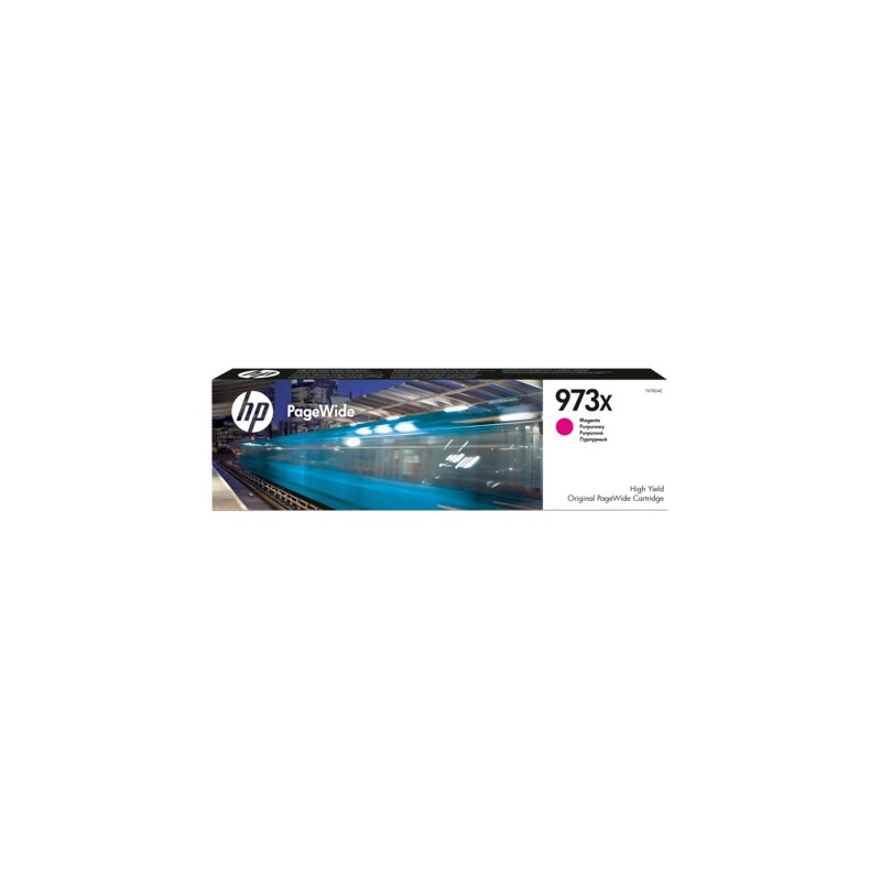 Cartus Cerneala Original HP Magenta, nr.973x, pentru PageWide Pro 452|Pro 477, , (timbru verde 0.15 lei), "F6T82AE"