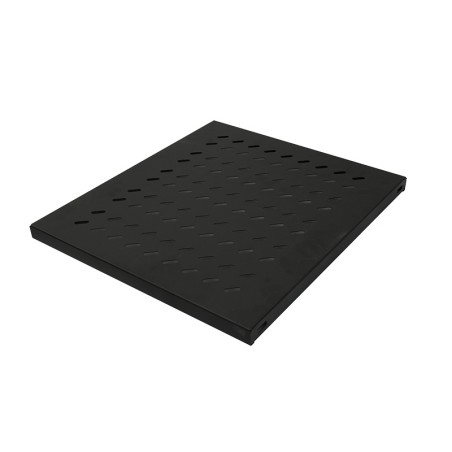 RAFT FIX LOGILINK 1U pentru rack 19", adancime 525mm, sarcina maxima 50Kg, vopsea antistatic, otel 1mm, black, "SF1F65B"