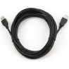 CABLU USB GEMBIRD prelungitor, USB 2.0 (T) la USB 2.0 (M), 4.5m, conectori auriti, negru, "CCP-USB2-AMAF-15C" (timbru verde 0.18