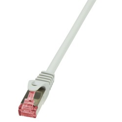 PATCH CORD S/FTP LOGILINK Cat6, LSZH, cupru, 10 m, gri, AWG27, dublu ecranat "CQ2092S" (timbru verde 0.18 lei)