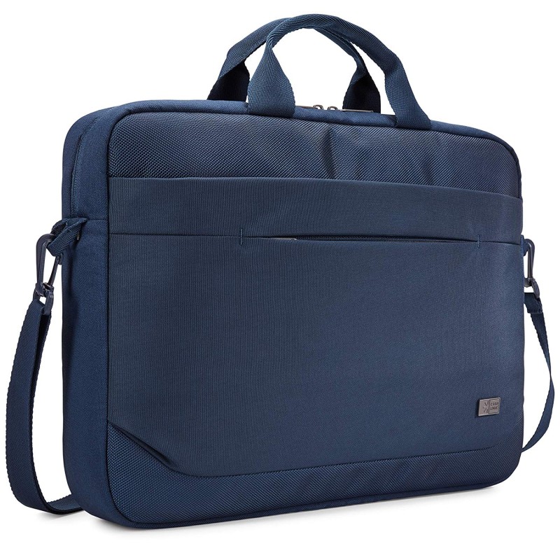GEANTA CASE LOGIC, pt. notebook de max. 15.6 inch, 1 compartiment, buzunar frontal x 2, waterproof, poliester, albastru, "ADVA-1
